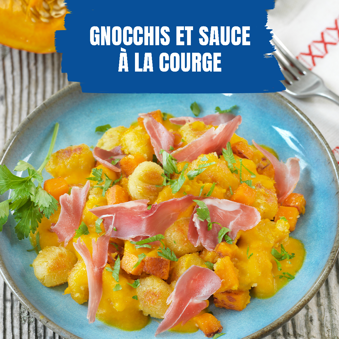 Gnocchis et sauce à la courge 